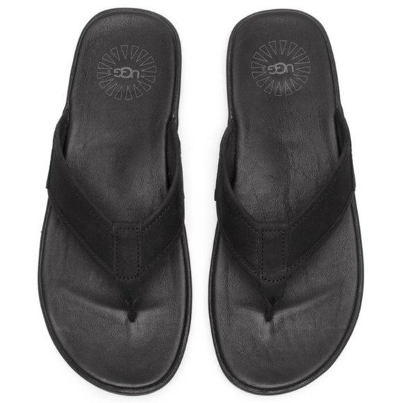 🎁 UGG Men's Seaside Leather Flip Flop - Picture 4 of 6